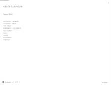 Tablet Screenshot of karenclarkson.net